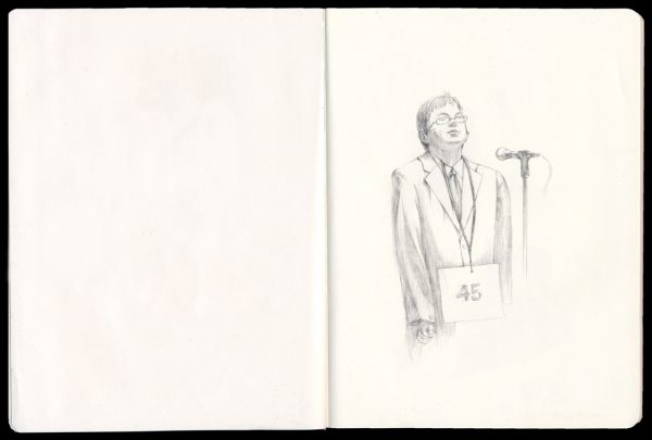 Speller Number 45, drawing by Iskra
