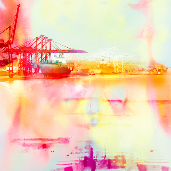 Harbor Morning Colorbath print by Iskra