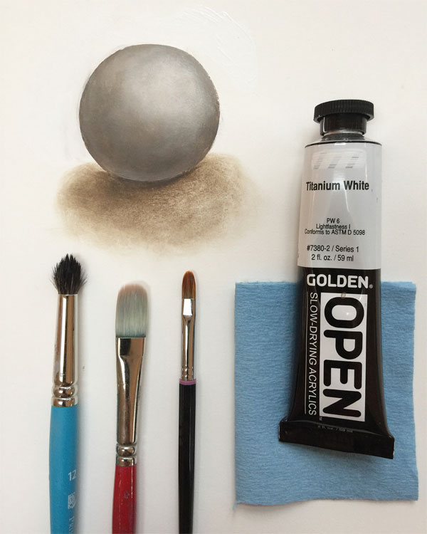 How to Paint with Open Acrylics
